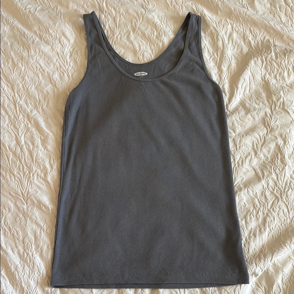 Slim Fit Old Navy Charcoal Tank Top
